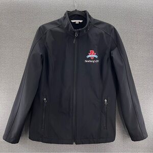 Burgerville Newberg OR Women’s‎ Black Full Zip Soft Shell Employee Jacket Size L